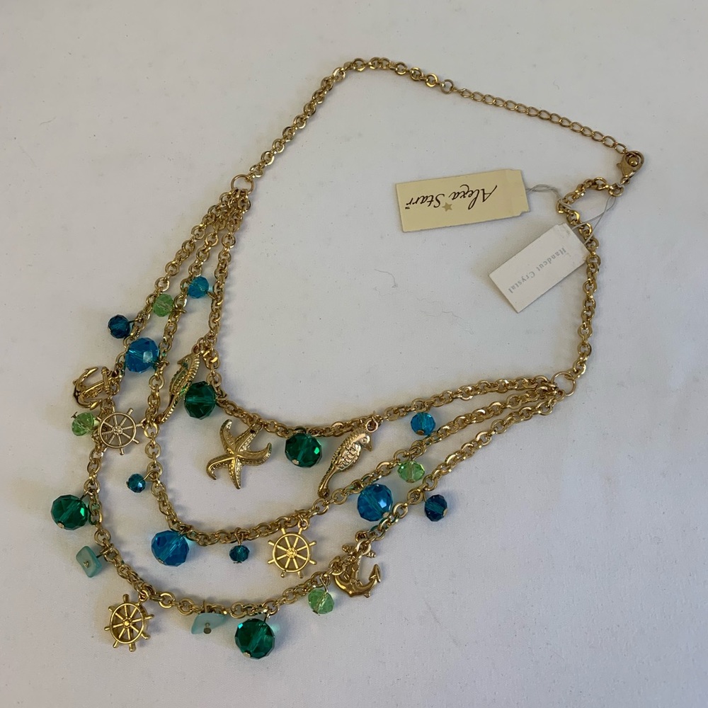 Alexa Starr Multi Layered Nautical Necklace - Picture 2 of 8